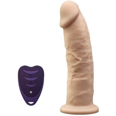 Silexd Model Vibrating Premium Silicone Dual Density Dildo Od