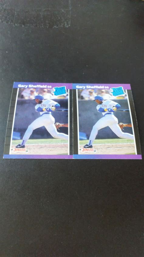 Free Shipping Count Lot Gary Sheffield Rated Rookie Donruss