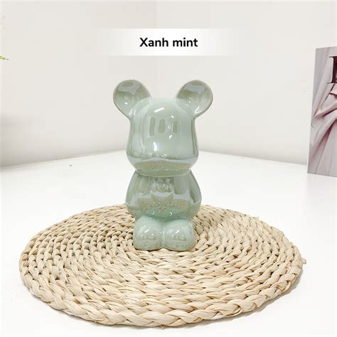 Gấu Bearbrick Mô Hình Gấu 18cm Decor Trang Trí Sang Trọng Pb171