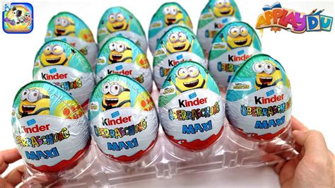 Kinder Surprise Minions Eggs Maxi Applaydu The Whole Collection