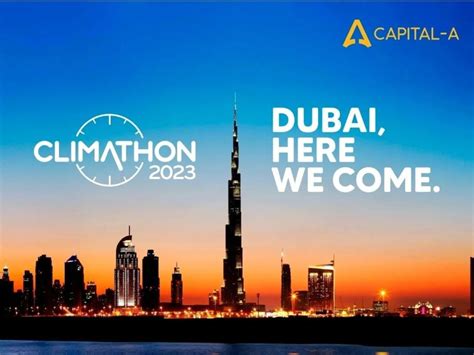 Innovation Meets Finance: Capital-A announces Climathon Dubai 2023!