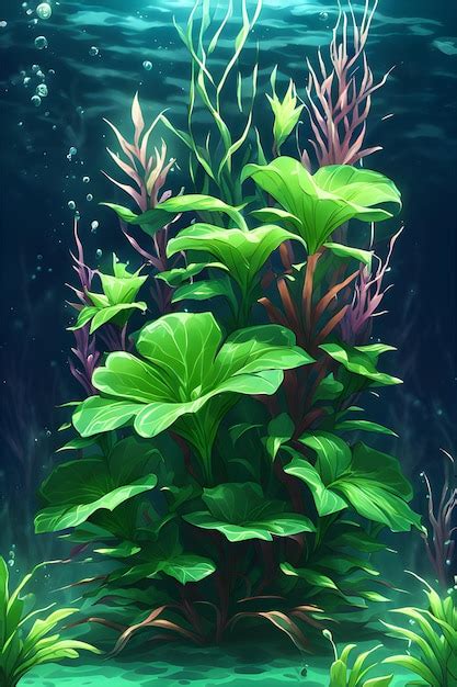 Premium Ai Image Beautiful Under Water Plants