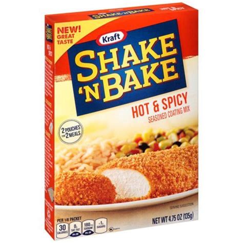 Kraft Shake N Bake Seasoned Coating Mix Box Hot And Spicy Oz Pack Of Gourmet Gifts