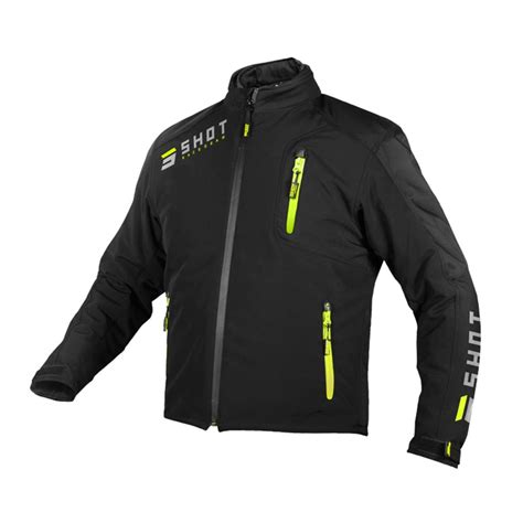 Shot Giacca MX Contact ZIP 2 0 Nero Giallo Fluo Maciag Offroad