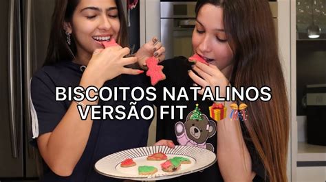 Biscoitos Natalinos VersÃo Fit🎄🎁 Youtube