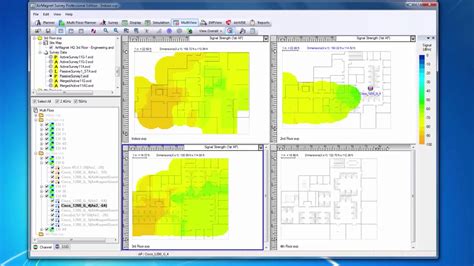 Airmagnet Survey Pro Diffview And Multiview Youtube