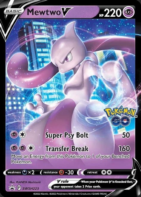 Mewtwo V Battle Deck Format PokemonCard