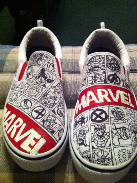 Pin By Jessica Smith On Hobbies For Days Marvel Shoes Marvel