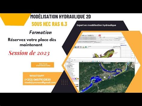 Mod Lisation Hydraulique D Sous Hec Ras Formation Youtube