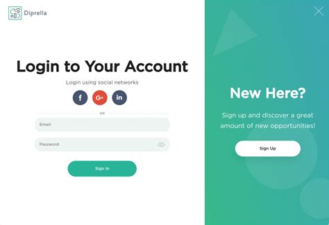 9 inspiring login forms with awesome UX - Justinmind