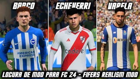 EL MEJOR MOD Para FC 24 Con MAS De 1 000 FACES FIFERS Realism