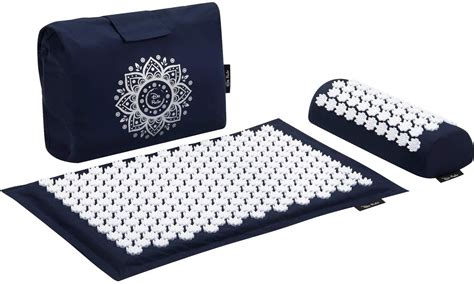 Dr Relief Acupressure Yoga Mat And Pillow Set X Shiatsu