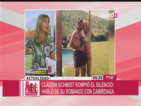 Claudia Schmidt Y Su Romance Con Felipe Camiroaga La Red