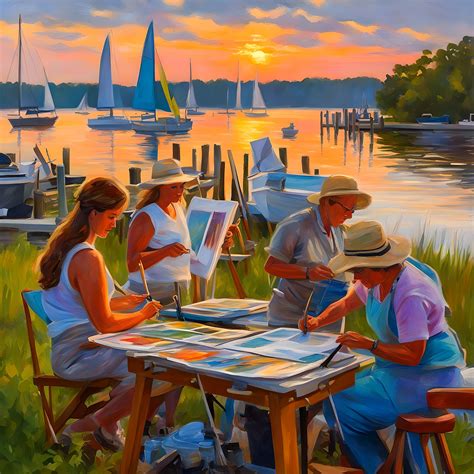 Plein Air Events And Painting At Sandaway Suites And Beach