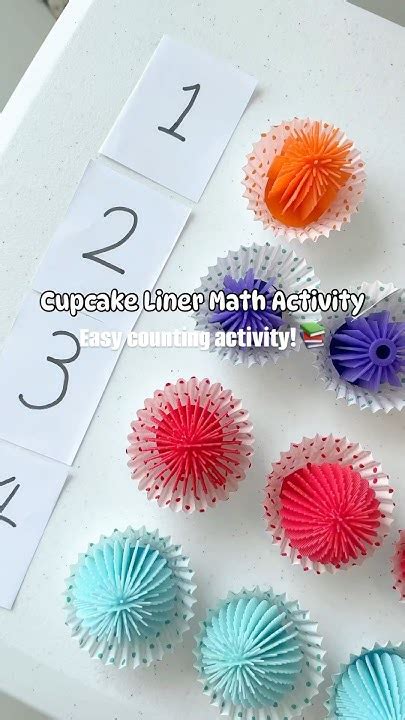Cupcake Liner Math Activity For Toddlers And Preschoolers