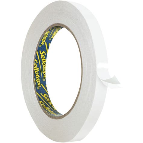Shop Sellotape 25108 Clear Double Sided Tape 12mm X 33m Double