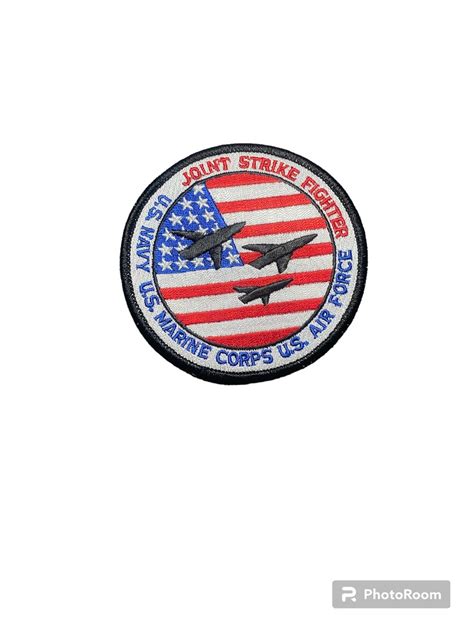 Us Navy Us Marines Us Air Force Joint Strike Fighter Vintage Sew On