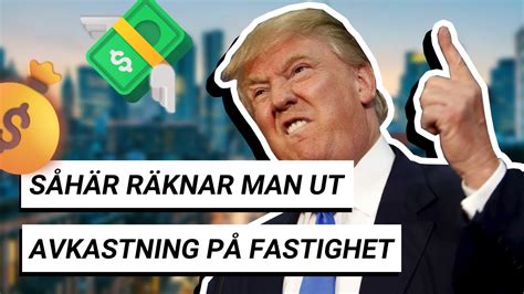 AVKASTNING PÅ FASTIGHET RIKTIGT EXEMPEL YouTube