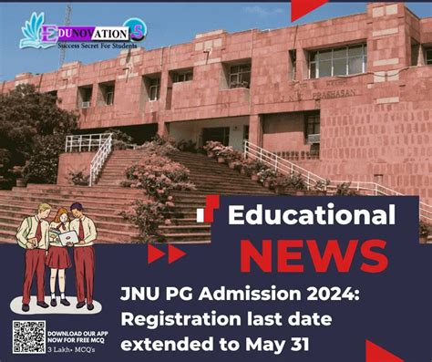 Jnu Pg Admission 2024 Registration Last Date Extended To May 31 Edunovations