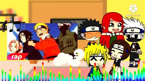 Time Minato Kushina Reagindo Ao Rap Do Time 7 Youtube