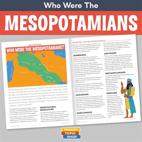 Who Were The Mesopotamians — Primary Topic Shop