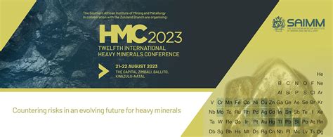 Saimm Hmc Twelfth International Heavy Minerals Conference