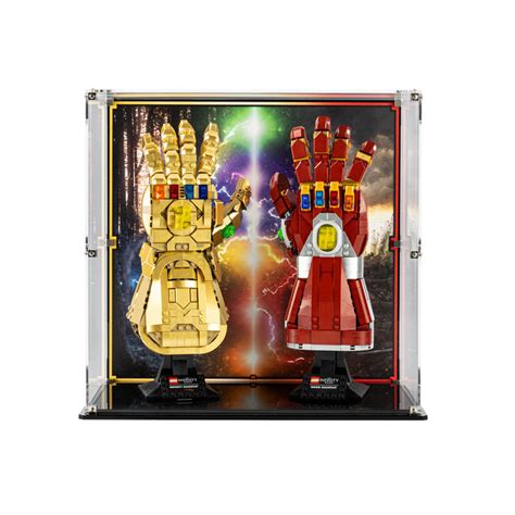 Display Case for LEGO® Infinity Gauntlet and Nano Gauntlet (76191 & 76 — Wicked Brick