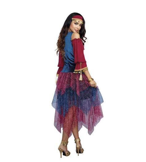 Gypsy Fortune Teller Pirate Renaissance Costume Adult 2 Si