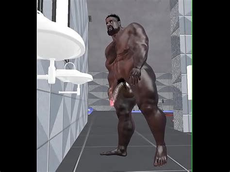 Spying On Huge Extremely Handsome Black Bull At The Gym Lockers XVIDEOS