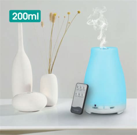 Ultrasonic Aromatherapy Diffuser Electric Air Humidifier 200 Ml Incense Burner Australia