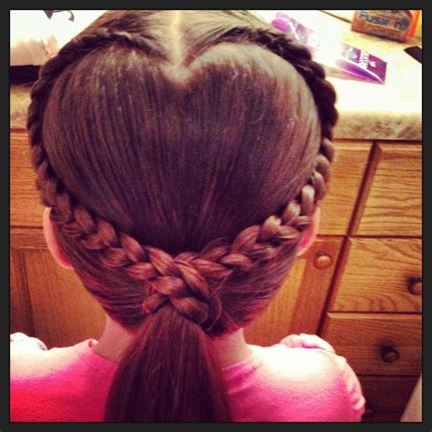 Stunning Heart Shaped Hairstyles Braids