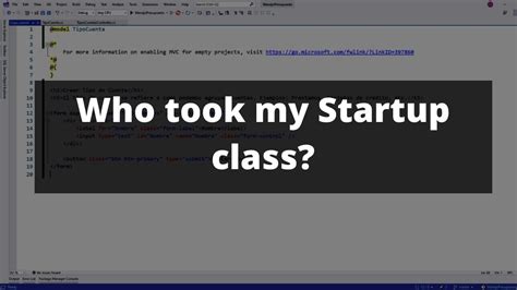 Adding Back The Startup Class To ASP NET Core 6 YouTube