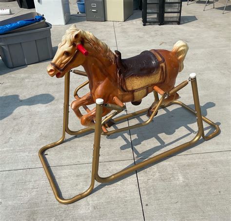 Vintage Wonder Horse Rocking Horse With Springs Cornerbids