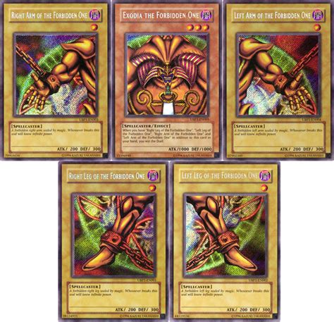 Five pieces of the forbidden one | Exodia the Forbidden One | Know Your ...