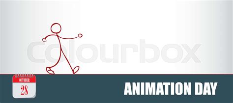 card animation day stock vector colourbox