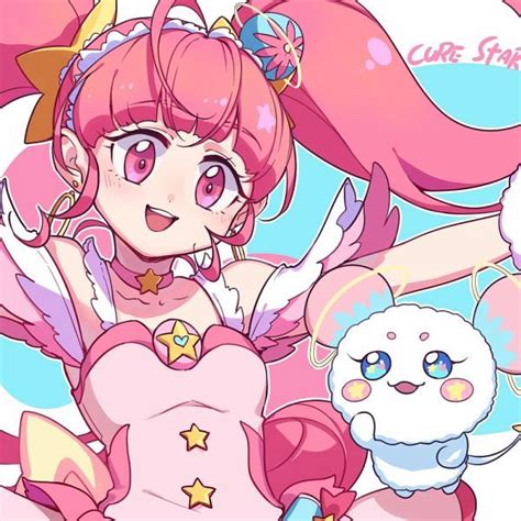 Hoshina Hikaru And Fuwa Startwinkle Precure Magical Girl Anime