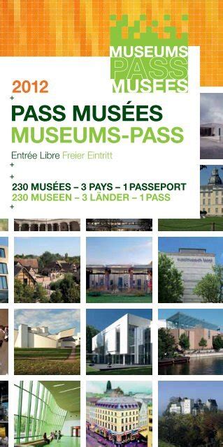 Pass MusÉes Museums Pass Oberrheinischer Museumspass