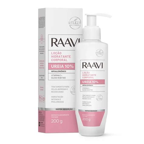 Creme Hidratante Corporal Spa Care Loção De Uréia Raavi 200g Submarino