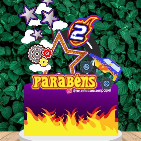 Arquivo De Corte Topo De Bolo Hot Wheels Studio Elo