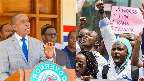 Hakuna Mshahara Kwenu Governor Wamatangi Shocks Kiambu Striking