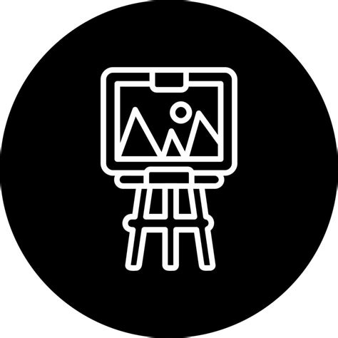 Easel Vector Icon 16080541 Vector Art At Vecteezy