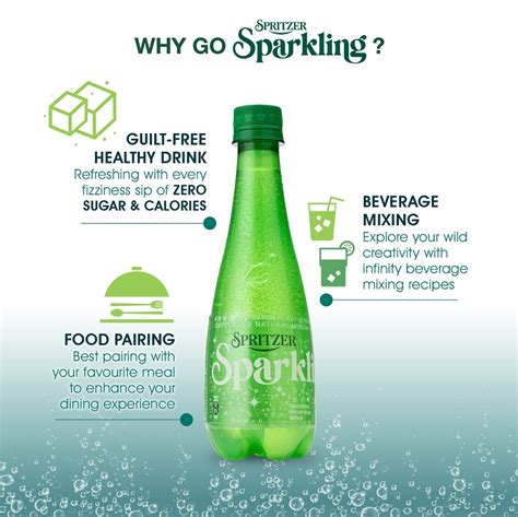 Spritzer Sparkling Natural Mineral Water 400ml X 24