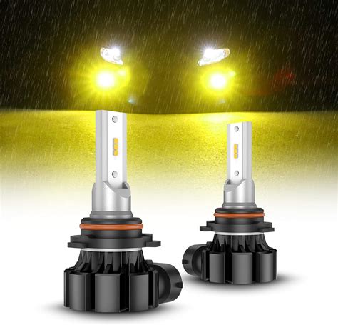 Sealight 9006 Led Fog Light Bulbs Yellow 400 Brightness