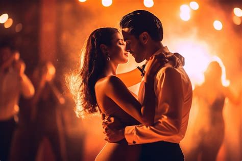 Uma apresentação de dança latina por dançarinos profissionais Festa latina Foto Premium