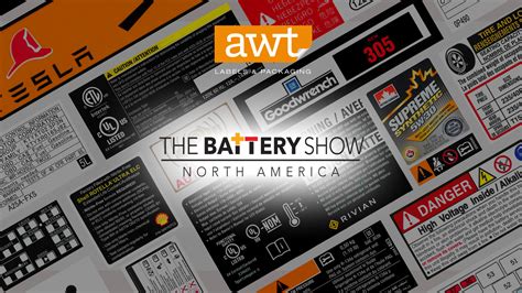 The Battery Show Awt Labels Packaging