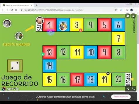 Explicación Juego de Recorrido YouTube
