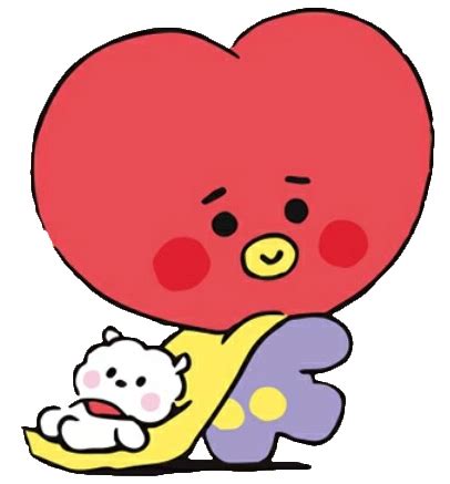 Tata Rj Bt21 Freetoedit Tata Rj Sticker By Bt21 Lover Anime Stickers