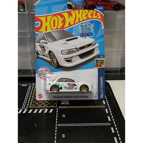 Jual Hot Wheels Subaru Impreza B Sti Version White Thr Treasure Hunt Regular Factory