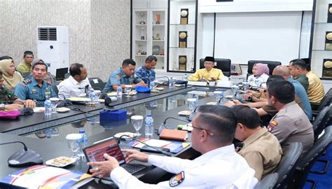 Rapat Pj Wali Kota Tanjungpinang Bersama Forkopimda Bahas Persiapan