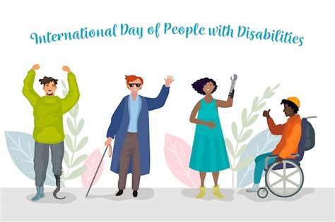 Premium Vector Flat Design International Day Of People With Disability